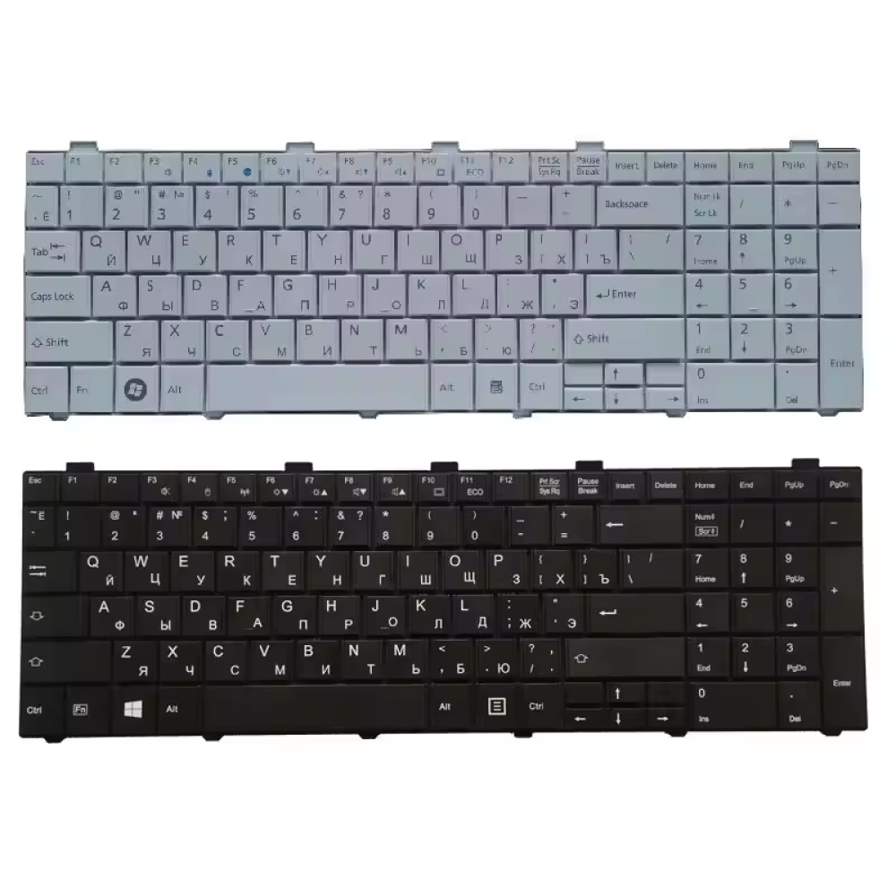 Russian Keyboard for Fujitsu Lifebook A530 A531 AH530 AH531 NH751 AH502 A512 RU Black layout keyboard
